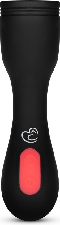Actual product image Easytoys Vibrating Penis Head - Black
