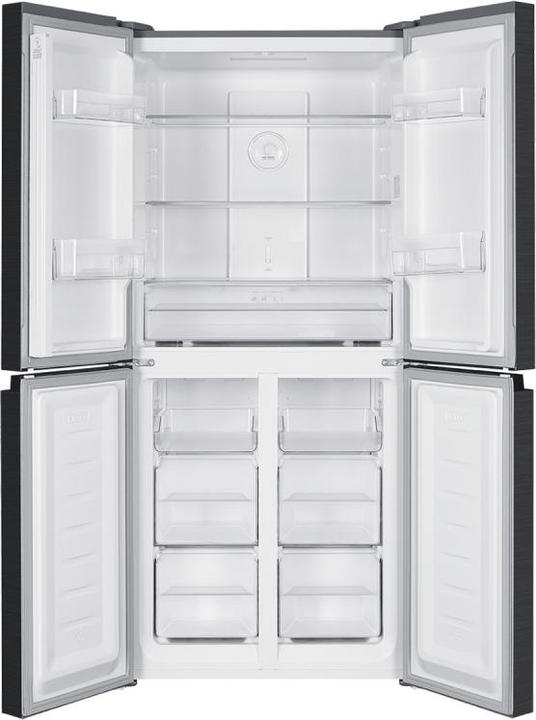 Produktbild Vox 4-türiger Kühlschrank FD 448 IX E (E, H: 237L, Z: 125L, NO-FROST,Wechselrichter)