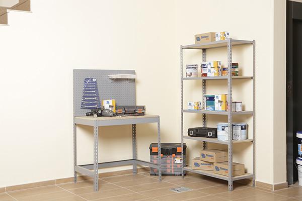 Produktbild SimonRack Schwerlastregal MADERCLICK 8435104912607 grau 90,0 x 50,0 x 180,0 cm