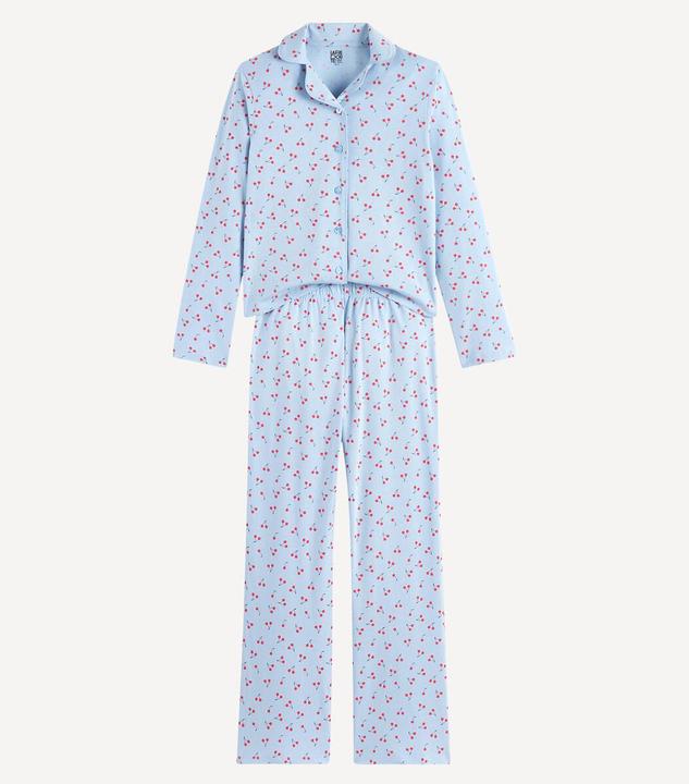 Produktbild La Redoute Collections Pyjama mit Kirschendruck (164)