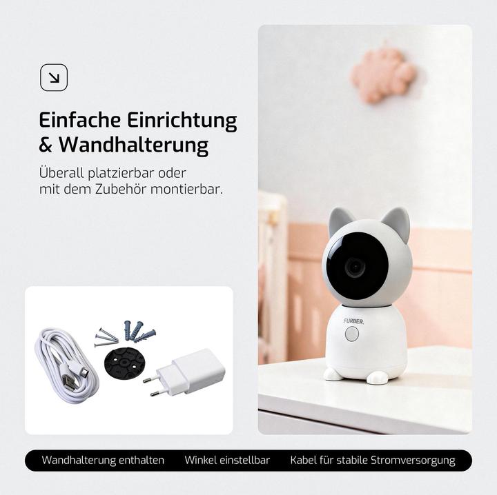 Produktbild Furber Babyphone DUAL mobil, Produktkategorie: Sonstiges (200 m)