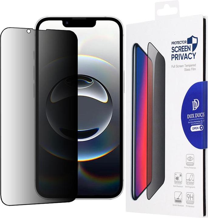 Dux Ducis Tempered Glass Privacy (1 Stk., Apple iPhone 16e, Apple iPhone 17e)