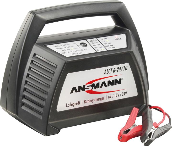 Actual product image Ansmann AutomatikLadegerät ALCT 624/10 (6V, 12V, 24V, 10 A)