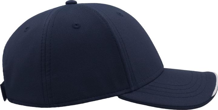 Actual product image Atlantis Estoril 6 Panel Jacquard Recycled Baseball Cap (One size)