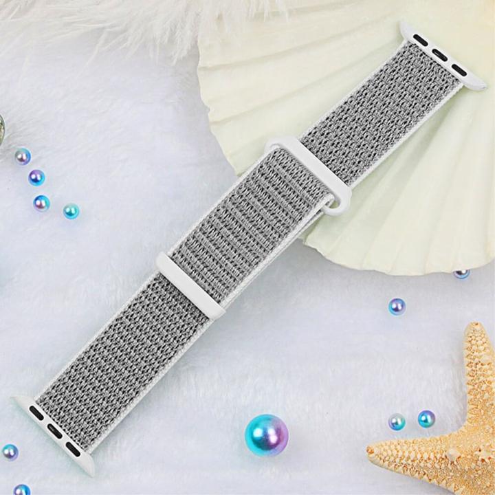 Produktbild Cover-Discount Apple Watch 44/45/46/49mm - Nylon Stoff Band flexibel mit Klett (Nylon)