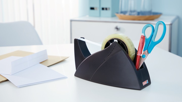 Immagine prodotto tesa EASY CUT PROFESSIONAL Stabile dispenser da tavolo per rotoli di tesafilm di grandi dimensioni