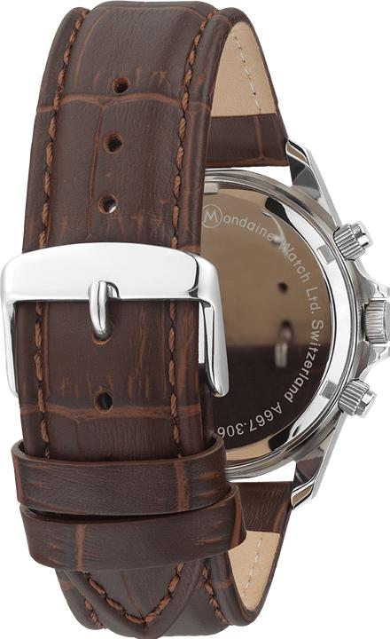 Image du produit M Watch Mondaine Drive - WBD.16420.LG (Chronographe, Swiss Made, 42 mm)