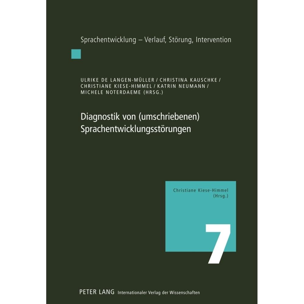 Diagnostik von (umschriebenen) Sprachentwicklungsstörungen, Fachbücher von Christina Kauschke, Katrin Neumann, Ulrike de...