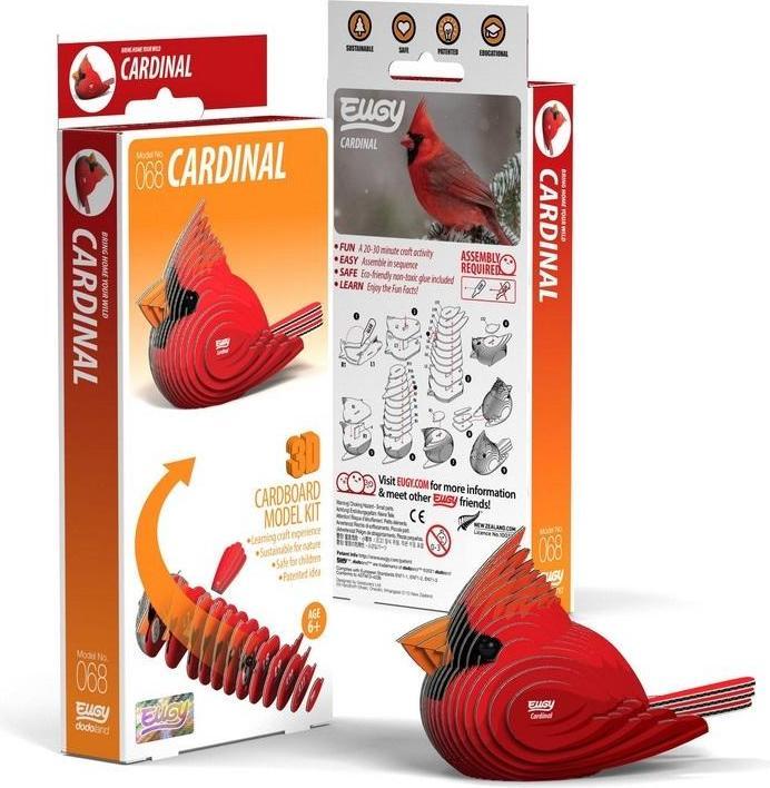 Image du produit Fat Brain Toys Vogel Kardinal Scarlet Eugy Eco 3D Puzzle (1 pièces)