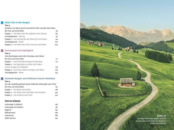 Image du produit Roadtrips - Südtirol (Allemand, Manuela Blisse Blisse, Uwe Lehmann, 2023)