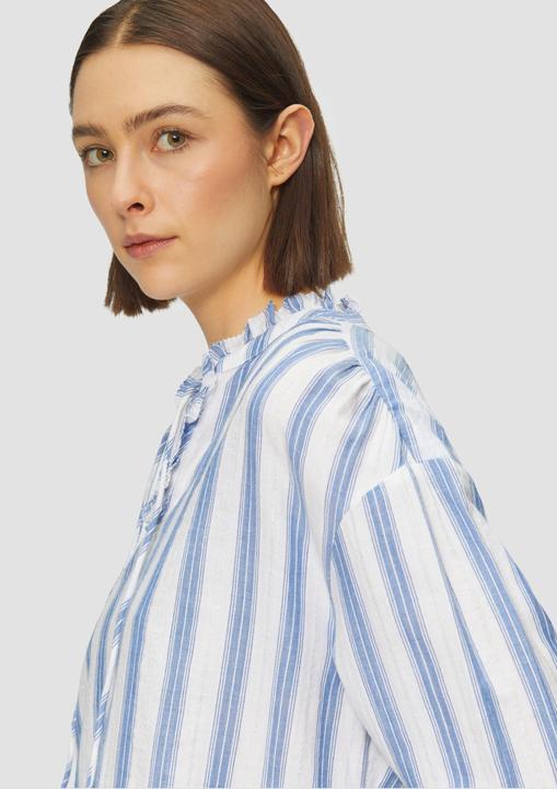Actual product image S.Oliver Bluse Bluse mit Rüschen und Glitzergarn (38)