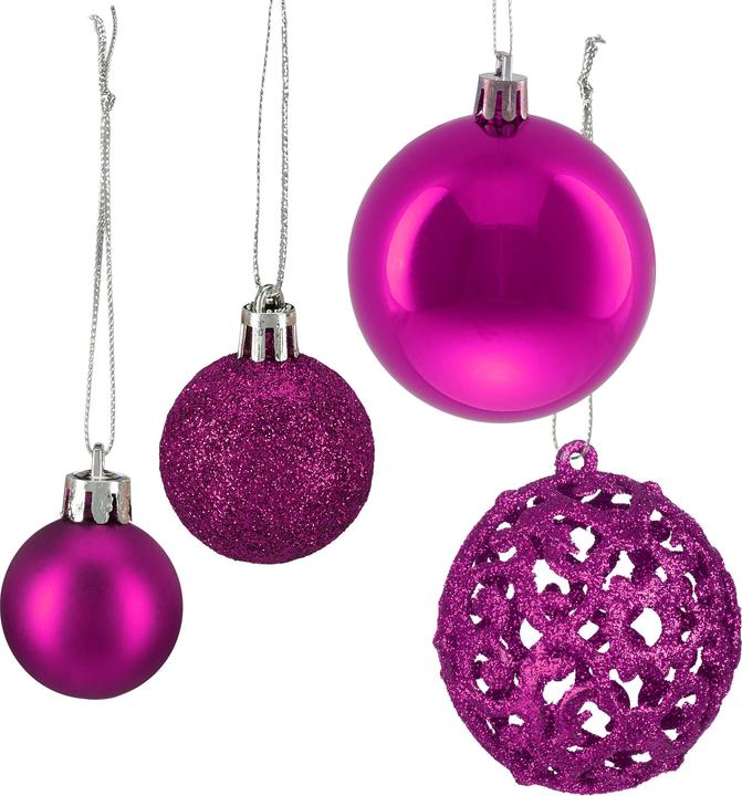 Actual product image Relaxdays Christmas baubles set (50 -part)