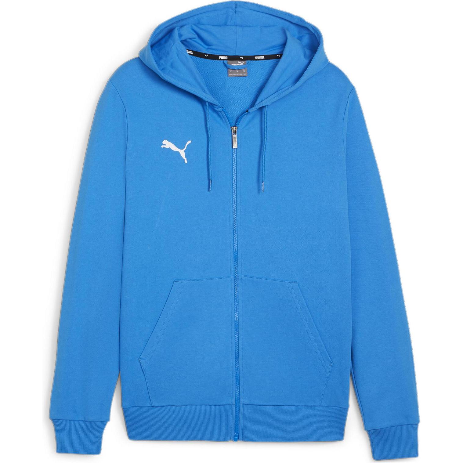 Puma, Herren, Pullover, teamGOAL Casuals Hooded Jacket, Blau, (XXL)