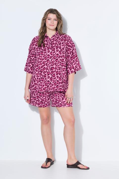 Produktbild Studio Untold Musselin-Bluse, oversized, Color-Leo (46)