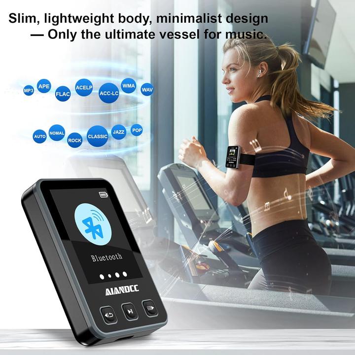 Actual product image Aiandcc MP3 Player mit Sport Clip & Armband (32 GB)