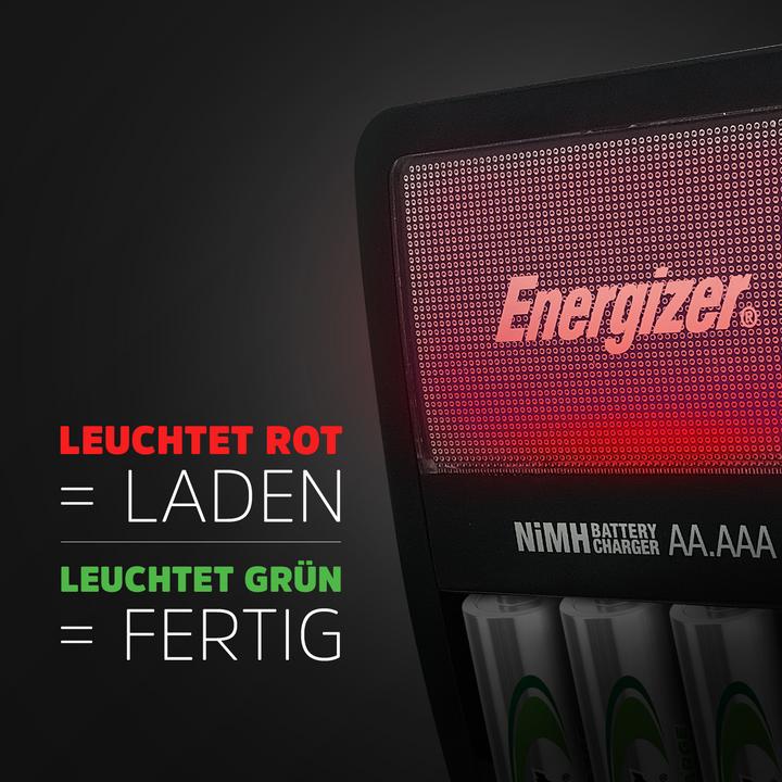 Productafbeelding Energizer Herladen Maxi (4 Pcs., AA, 2000 mAh, Oplaadbare batterijen + lader)