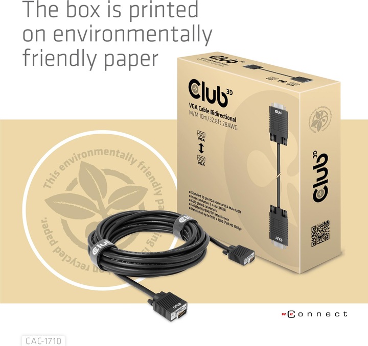 Productafbeelding Club 3D Club3D Kabel VGA > VGA St/St (10 m, VGA)