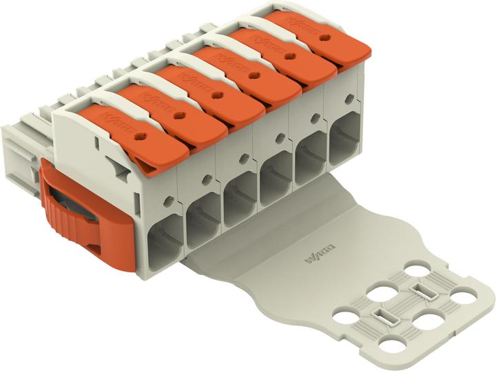 Produktbild Wago 832-1106/314-000 1-Leiter-Federleiste Hebel Verriegel- ungsklinke Zugentlas