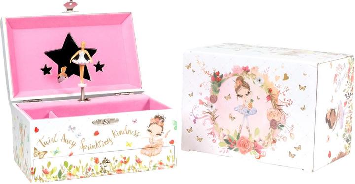 Produktbild Intirilife Schmuckschatulle mit Spieluhr und Musik für Kinder