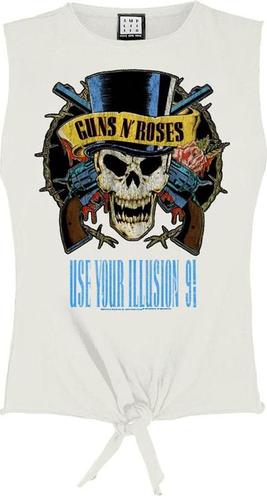 Actual product image Amplified Womens/Ladies Use Your Illusion Guns N Roses Vintage Crop Top (M)