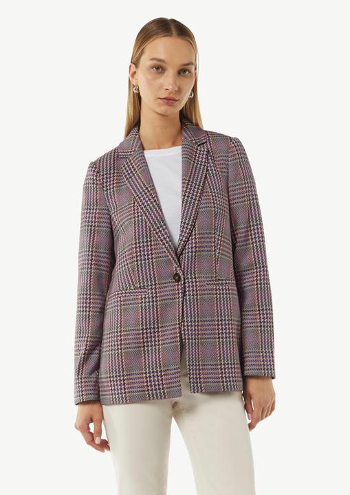 Actual product image Comma Indoor-Blazer Antaillierter Karo-Blazer (36)