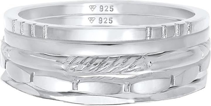 Produktbild Elli Organic, Ring Set, Twisted (52, 925 Silber)