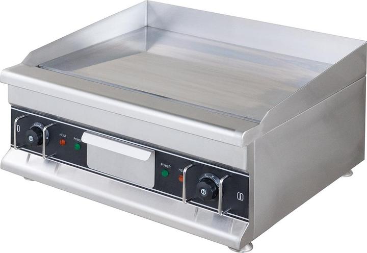 Produktbild Gastro Hero Elektro-Grillplatte Eco glatt, verchromt - Tischgerät