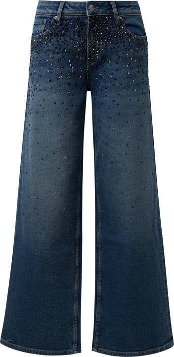 Produktbild s.Oliver Jeans Catie/Mid Rise/Wide Leg/mit Schmucksteinen (30, 34)