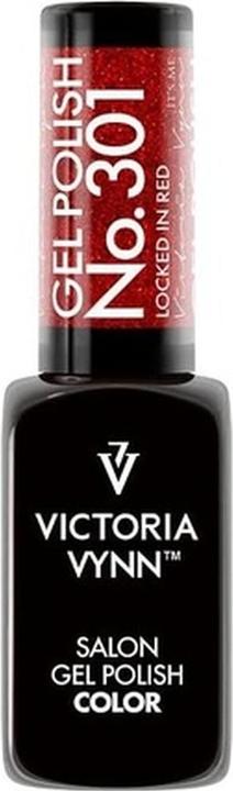 Actual product image Visconti Di Modrone Victoria Vynn Gel Polish Colour 301 Locked in Red UV/LED Soak Off 8ml (UV gel varnish)