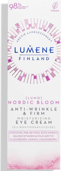Actual product image Lumene Lumo Nordic Anti-Wrinkle & Firm Moisturiser Eye Cream przeciwzmarszczkwo-ujędrniający kre (Eye care gel, 15 ml, Day)