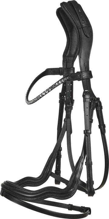 Catago Sienna jumping bridle with flash
