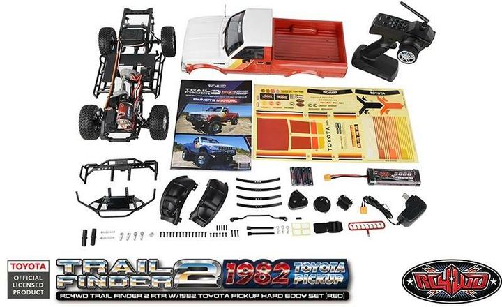 Produktbild Rc4Wd Scale Crawler Trail Finder 2 1982 Toyota, RTR, 1:10, Rot