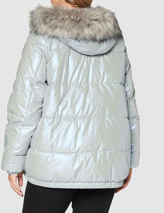 Actual product image Geox Metallic Maxi-Bomber with Oversized Fit and Breathable Technology (50)