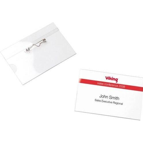 Office Depot, Informationsschild, Namensschild Horizontal Standard Pin 90 mm x 60 mm