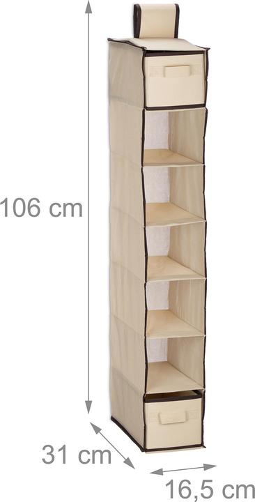 Actual product image Relaxdays Hanging shelf