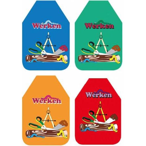 Magni, Mal Zubehör, Papiererzeugnisse Uhlig 826 Werkenschürze farblich sortiert, Malschürze, Werkschürze, Bastelschürze