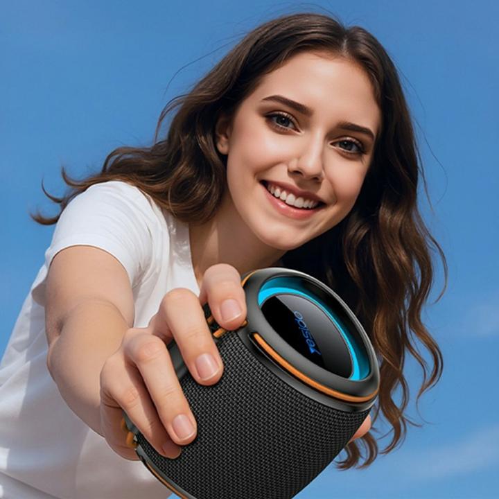 Actual product image Yesido - Wireless Speaker (YSW40) - Bluetooth 5.3, Type-C, TF Card, USB, 1200mAh, 8W - Black