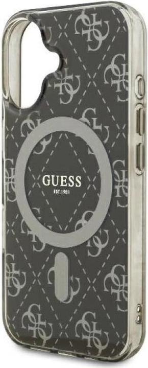 Productafbeelding Guess GUHMP16SH4DTEW iPhone 16 6.1" brązowy/bruin hardcase IML 4G Achtergrond MagSafe (Apple iPhone 16)