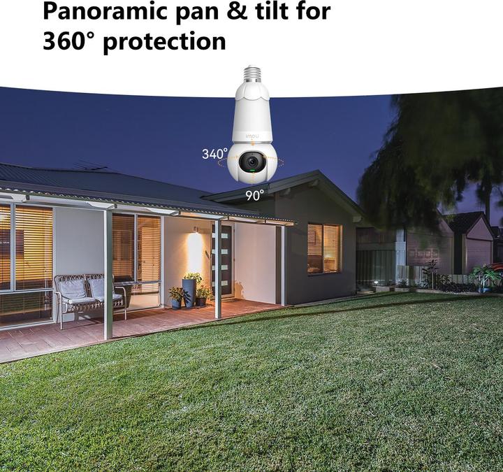 Actual product image Imou Bulb Cam (2304 x 1296 Pixels)