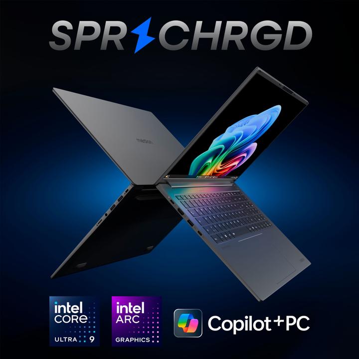 Immagine prodotto Medion SPRCHRGD 16 S1 OLED Copilot+ PC (16", 2000 GB, 32 GB, DE, Intel Core Ultra 9 288V)
