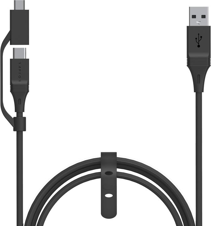 Actual product image Raptor Gaming CCX200 Play & Charger Cable - 2.75m (Xbox One S, Xbox One X, Xbox Series S, Xbox Series X)