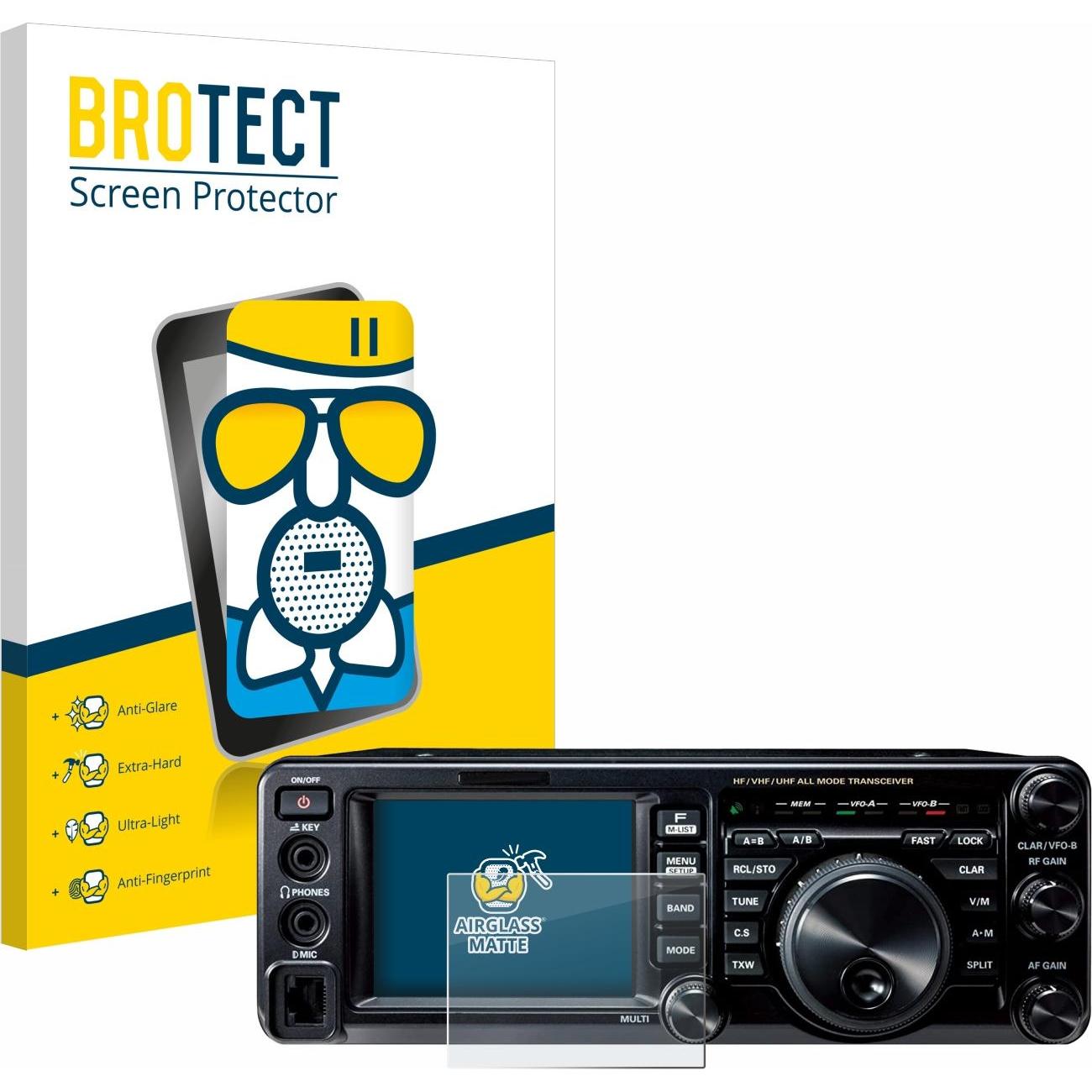 BROTECT AirGlass Panzerglasfolie Matt, Walkie-Talkie Zubehör