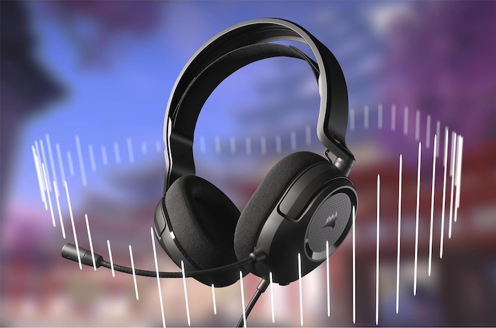 Produktbild Corsair HS35 SURROUND v2 Headset Wired Head-band Gaming Black (Kabelgebunden)