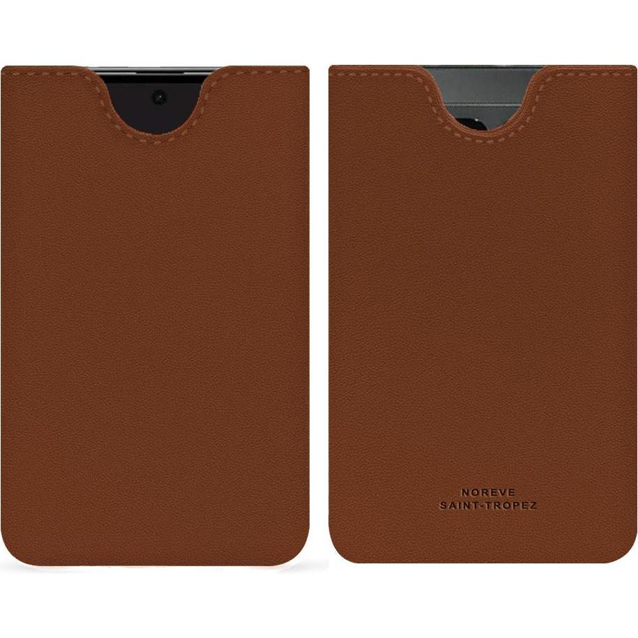 Thumbnail - Noreve Lederschutzhülle (Google Pixel Fold), Smartphone Hülle, Braun