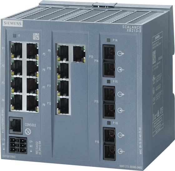 Siemens SIEM 6GK5213-3BD00-2AB2 SCALANCE XB213-3 2 IE switch 6GK5213-3BD00-2AB2 (8 porte)