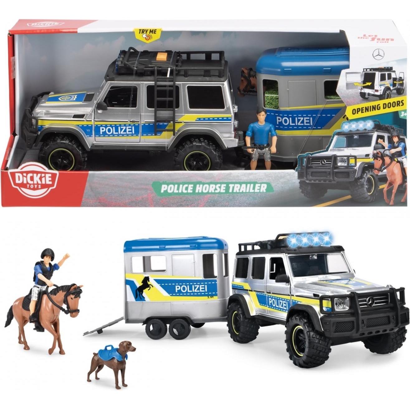 Dickie Police Horse Trailer