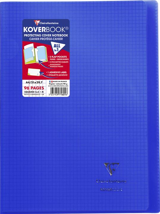 Produktbild Clairefontaine KOVERBOOK - Heft (A4, Kariert)