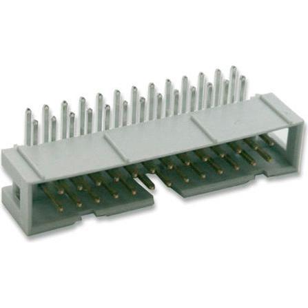 Speed 20 pole IDC wire to board boxheader with 2.54mm raster HEADER GEEN UITW SP, Elektronikkabel + Stecker