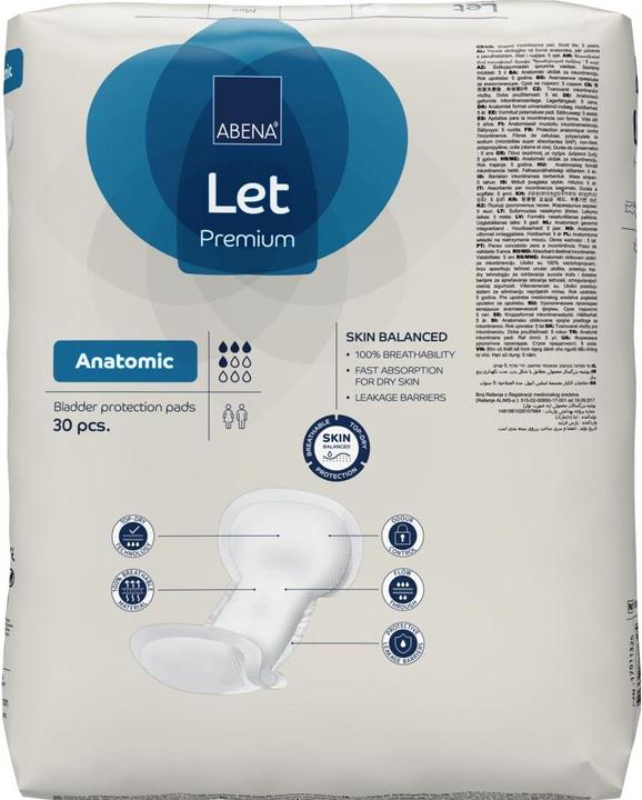 Image du produit Abena Let Anatomic bleu (30 x)