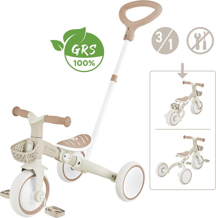 Produktbild Globber Gobber Learning Trike 3in1 Plus Eco / Dreirrad / Laufrad